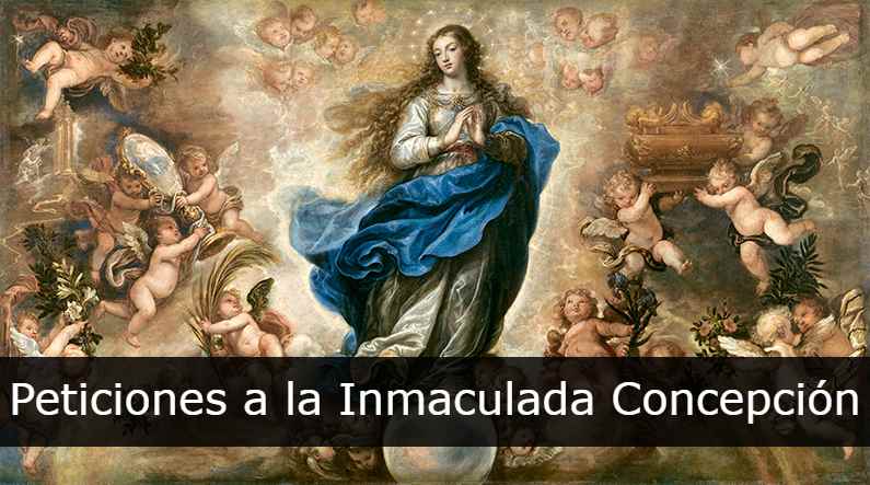 Peticiones a la Inmaculada concepción