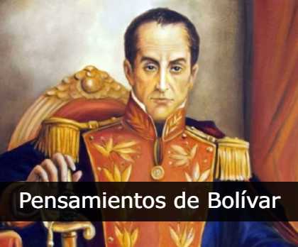Simon Bolívar pensamientos 1