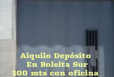 Deposito de 50 mts en Boleita Sur